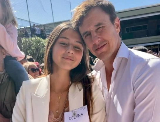 Las fotos de la confirmación de Delfina, la hija de Roberto García Moritán