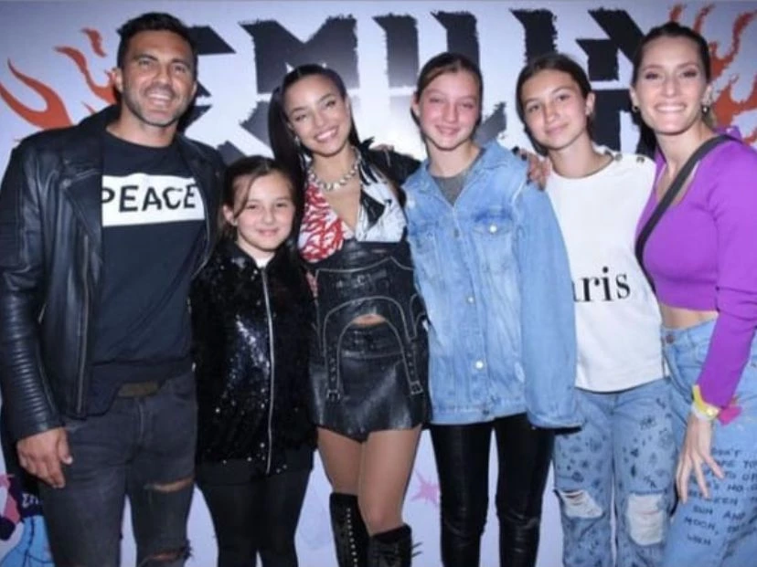 La reacción de las hijas de Nicole Neumann al conocer a Duki y Emilia