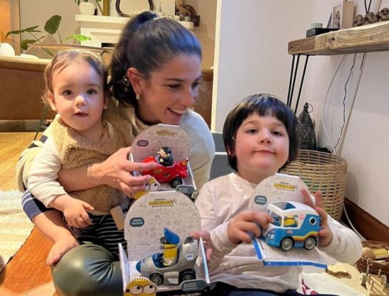 Juana Repetto compartió la divertida coincidencia entre Belisario y Toribio, sus hijos