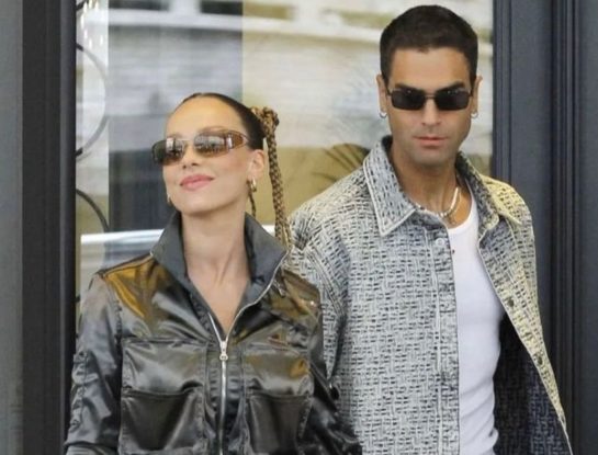 Nicolás Furtado y Ester Expósito debutaron como pareja en el desfile de Diesel