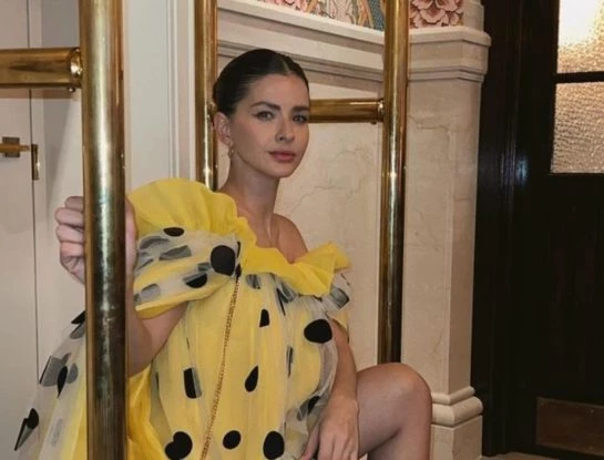 La China Suárez causó alto impacto en la Semana de la Moda de Nueva York con un increíble vestido de Carolina Herrera