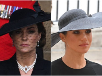 Por qué Kate Middleton y Meghan Markle lucieron perlas en el funeral de la reina Isabel II