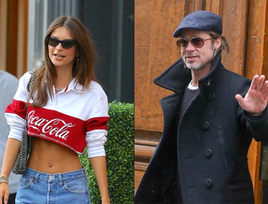 Brad Pitt y Emily Ratajkowski tendrían un “romance secreto": todos los detalles