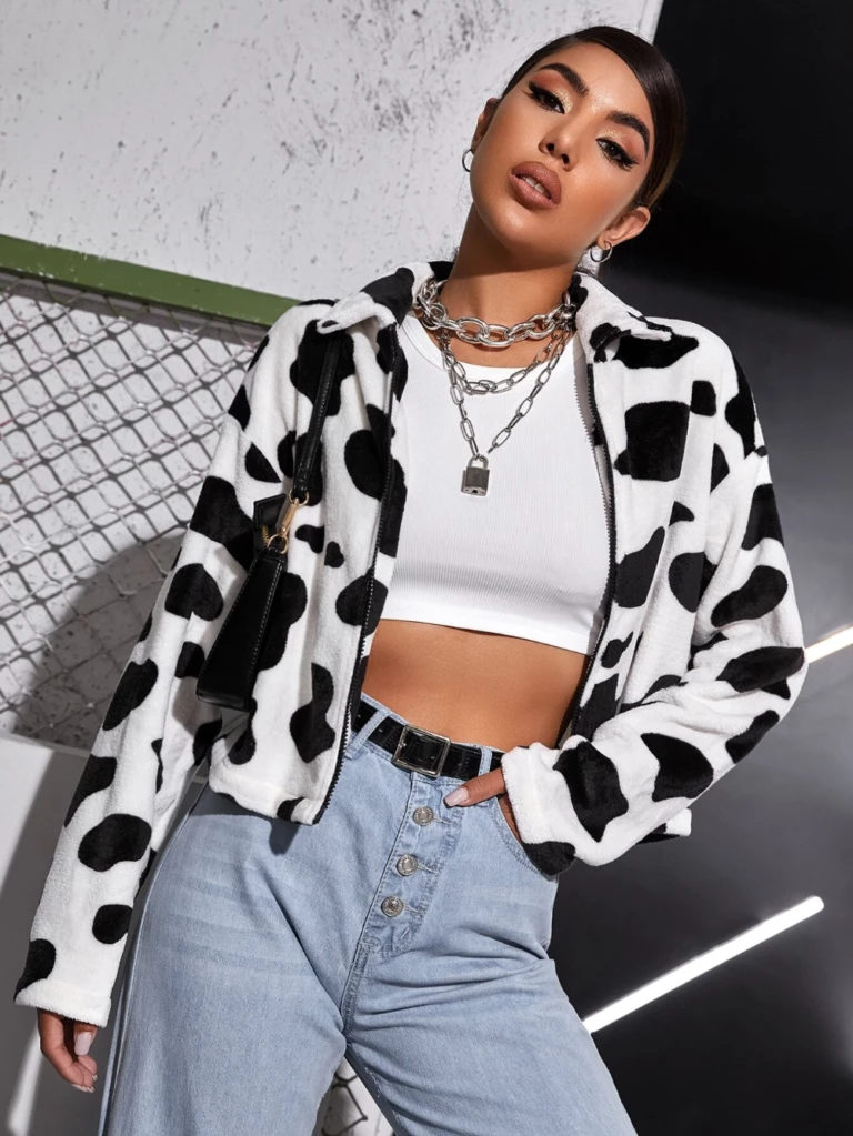 Cow print, la estampa furor entre las influencers