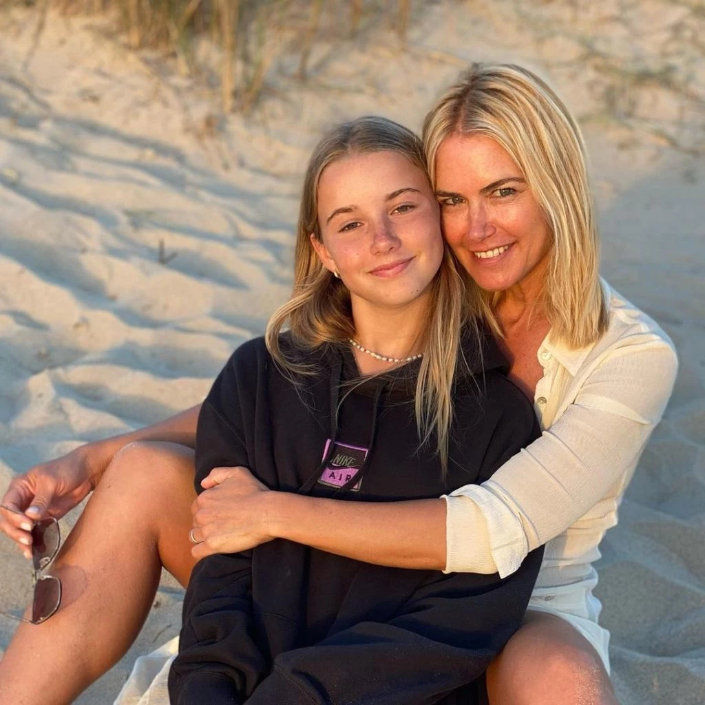 Valeria Mazza y su hija Taína Gravier