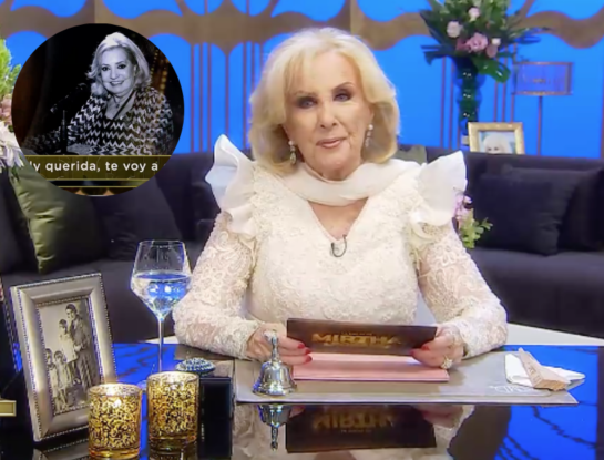 Mirtha Legrand recordó a Nelly Trenti, su histórica locutora que la acompañó 40 años