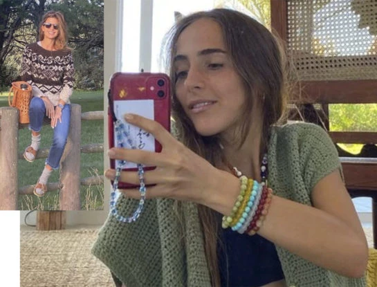 Ámbar de Benedictis se sumó a la tendencia "ugly" que está triunfando esta temporada y que suele usar Juliana Awada