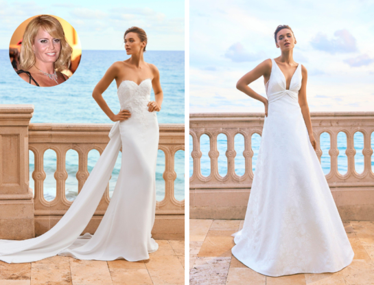 Así será el vestido de novia de Cecilia Bolocco