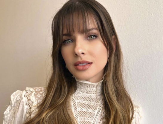 El look shiny de la China Suárez para disfrutar de la noche de Qatar