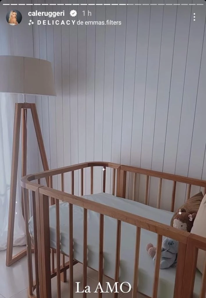 Cande Ruggeri mostró la habitación de su hija Vita