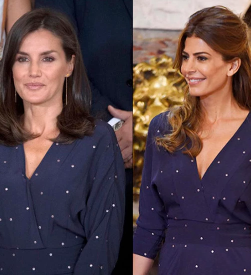 Letizia y Juliana con mismo vestido