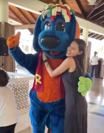 Pampita en Punta Cana