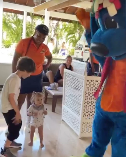 Pampita en Punta Cana