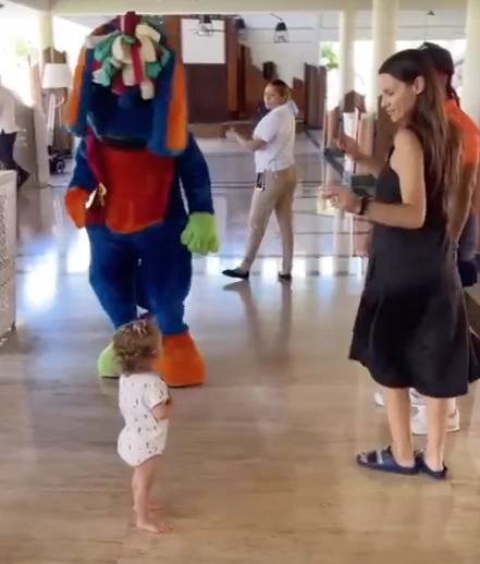 Pampita en Punta Cana