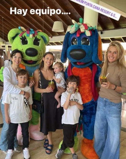 Pampita en Punta Cana