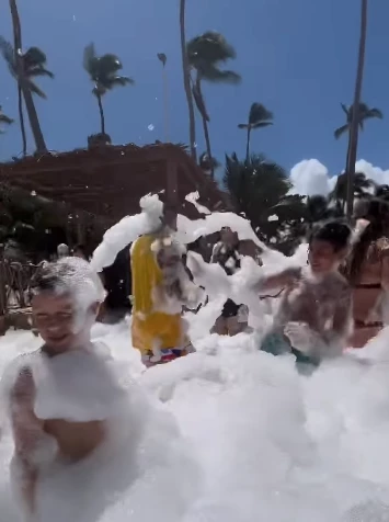 Pampita en Punta Cana