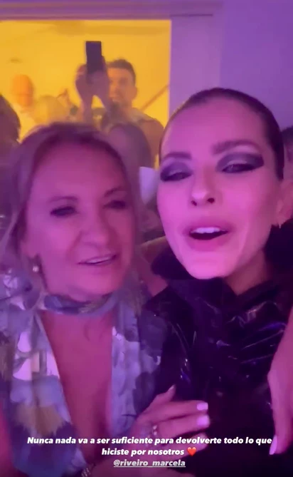 la china suárez y su mamá