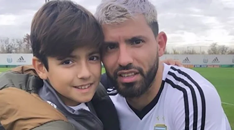 Así está Benjamín, el hijo de Gianinna Maradona y el Kün Agüero
