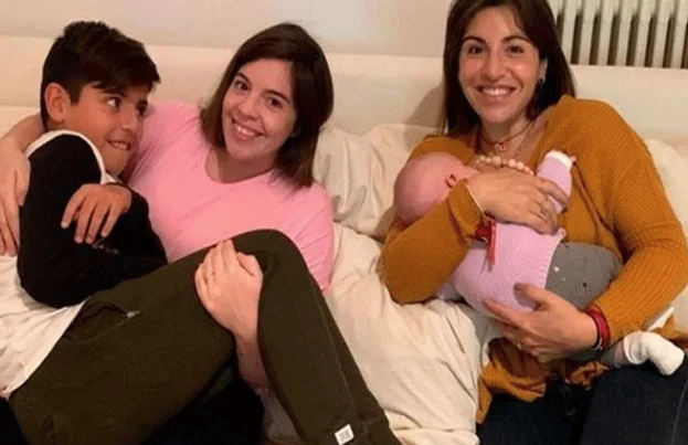 Así está Benjamín, el hijo de Gianinna Maradona y el Kün Agüero