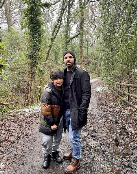 Así está Benjamín, el hijo de Gianinna Maradona y el Kün Agüero