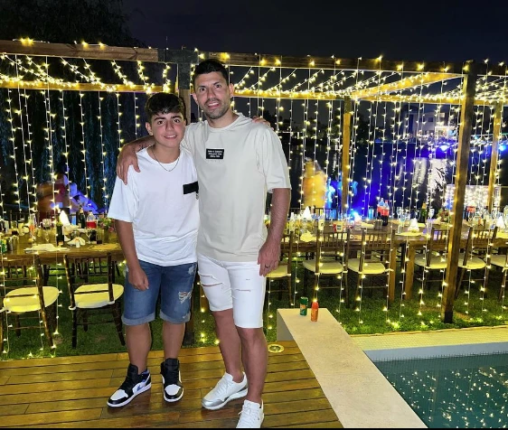 Así está Benjamín, el hijo de Gianinna Maradona y el Kün Agüero