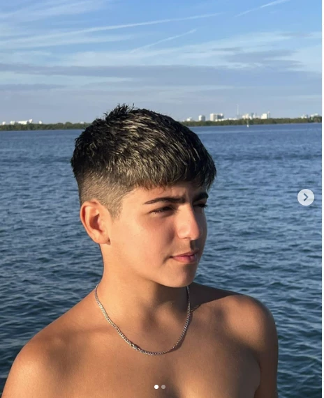 Así está Benjamín, el hijo de Gianinna Maradona y el Kün Agüero