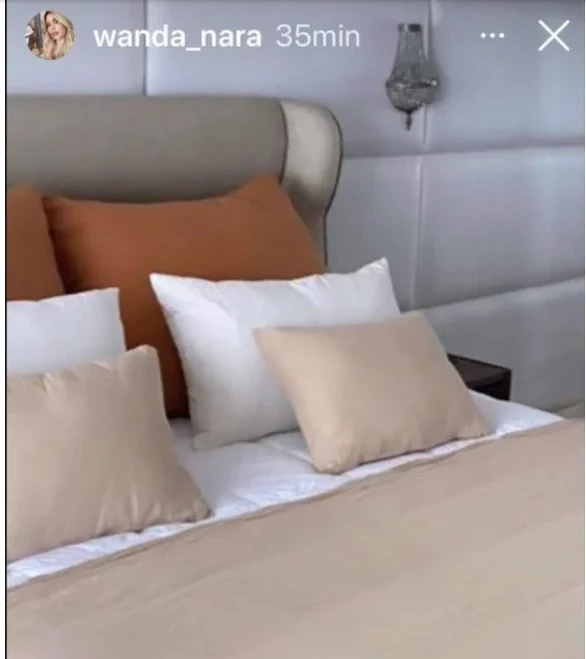 Habitación de Wanda nara