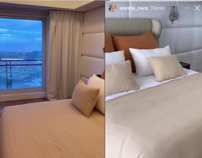 Habitación de Wanda nara