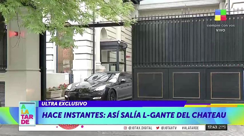 L Gante saliendo del Chateau