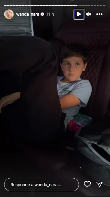 Así es la lujosa van en la que Wanda Nara lleva a sus hijos al colegio