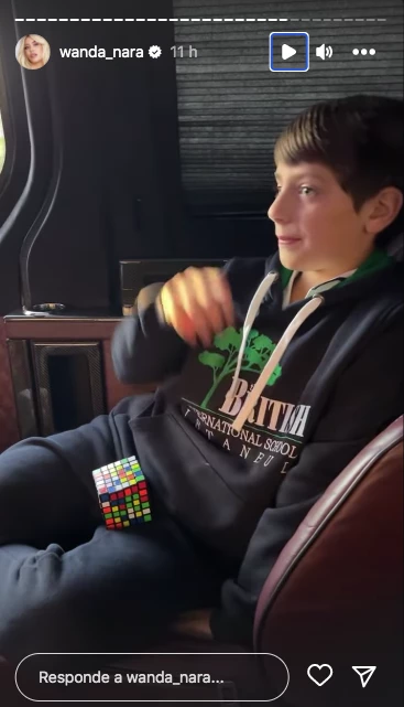 Así es la lujosa van en la que Wanda Nara lleva a sus hijos al colegio