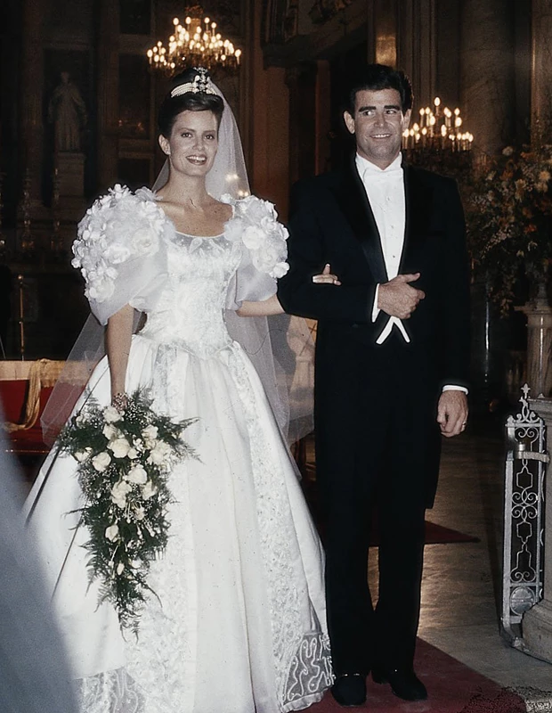 Cecilia Bolocco junto a su primer marido