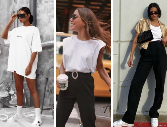 Cómo elegir la remera blanca perfecta, el básico más versátil del placard