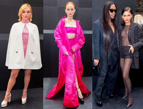 El front row de Valentino reunió a Zendaya, Florence Pugh y otras celebs quienes sorprendieron con sus fabulosos  looks