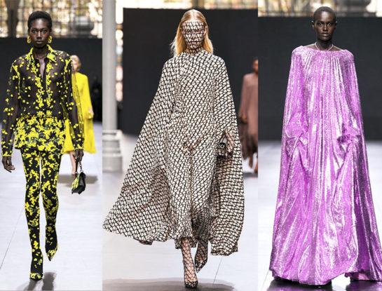 ¡Lo hizo otra vez! Valentino dio un show de moda minimalista con alto impacto visual