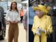 Kate Middleton y Reina Isabel II