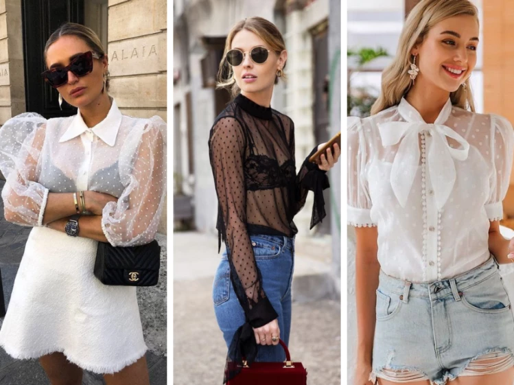 El ítem de media estación que levanta cualquier look es la blusa de plumeti