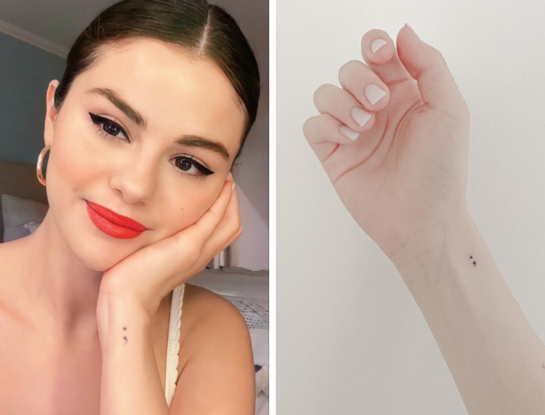 El tatuaje furor que promueve la salud mental (y que eligió Selena Gómez)