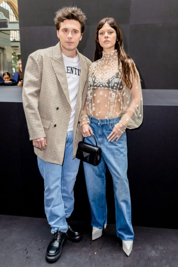 looks celebs en el desfile de Valentino