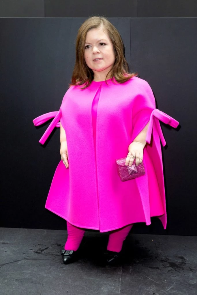 looks celebs en el desfile de Valentino