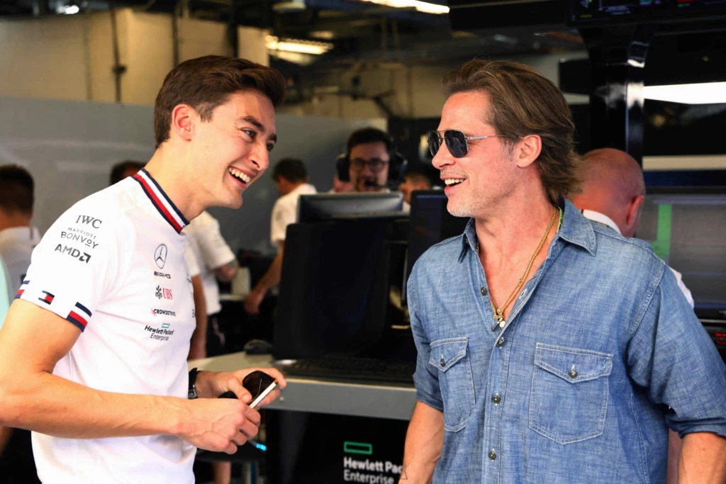 Brad Pitt se unió al corredor Lewis Hamilton para su próxima película