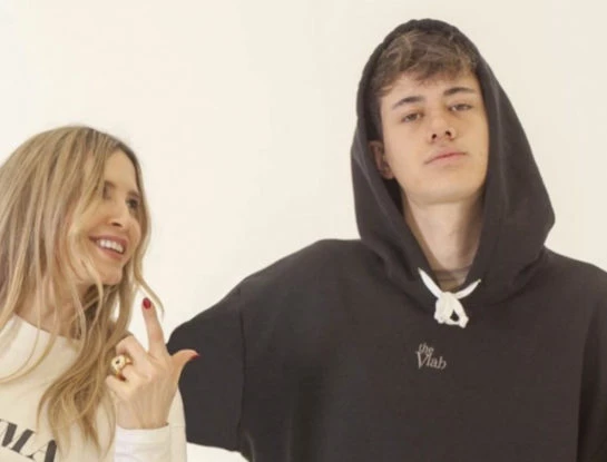 Guillermina Valdés mostró cómo lucía Dante Ortega, su hijo, a los 8 años cuando actuó en un video clip de Charly García