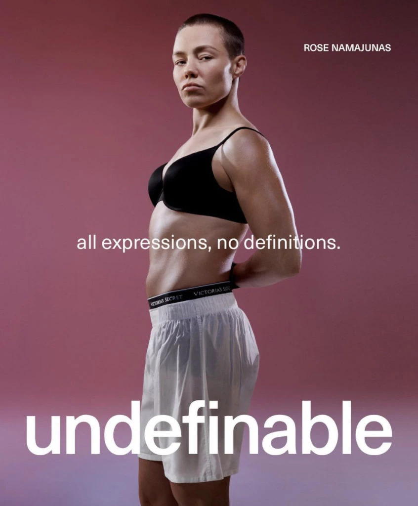 Rose Namajunas en la nueva campaña de Victoria´s Secret. Foto: Instagram.