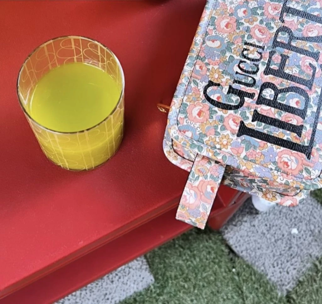 La cartera Gucci de Zaira Nara. Foto: Instagram.