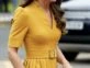 Kate Middleton y su vestido amarillo. Foto: Instagram.