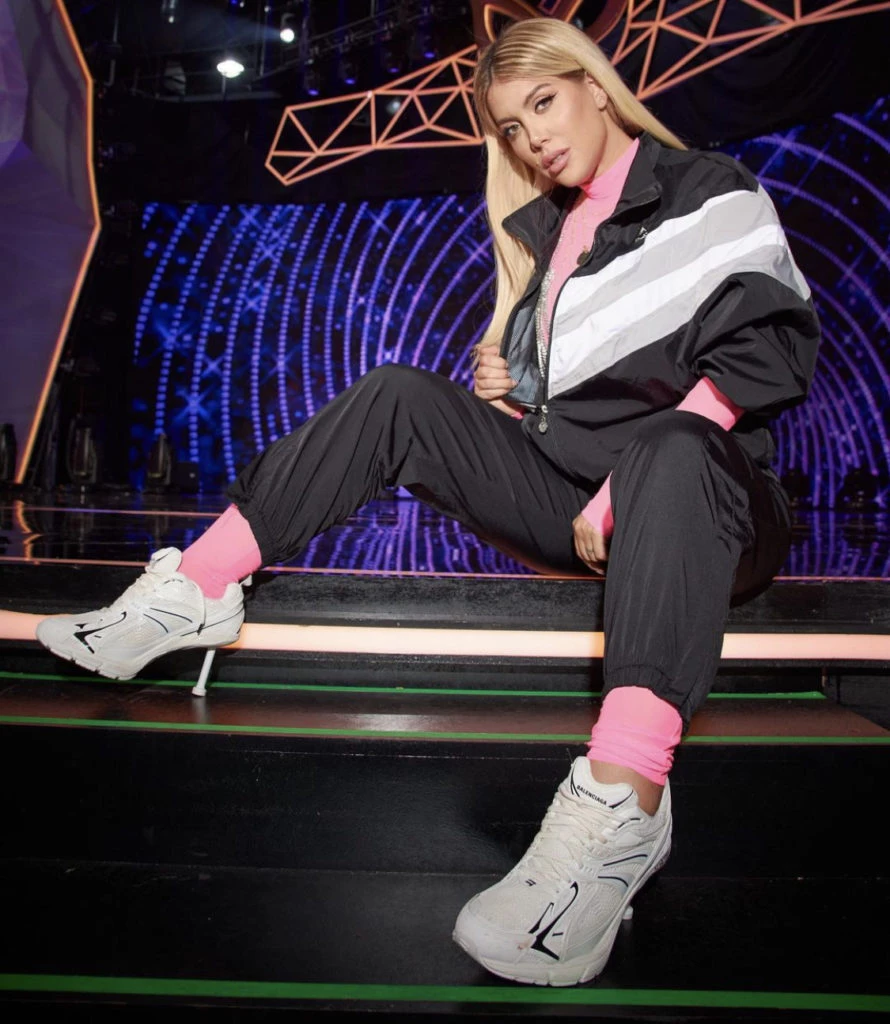 Wanda Nara y su look deportivo. Foto: Instagram.