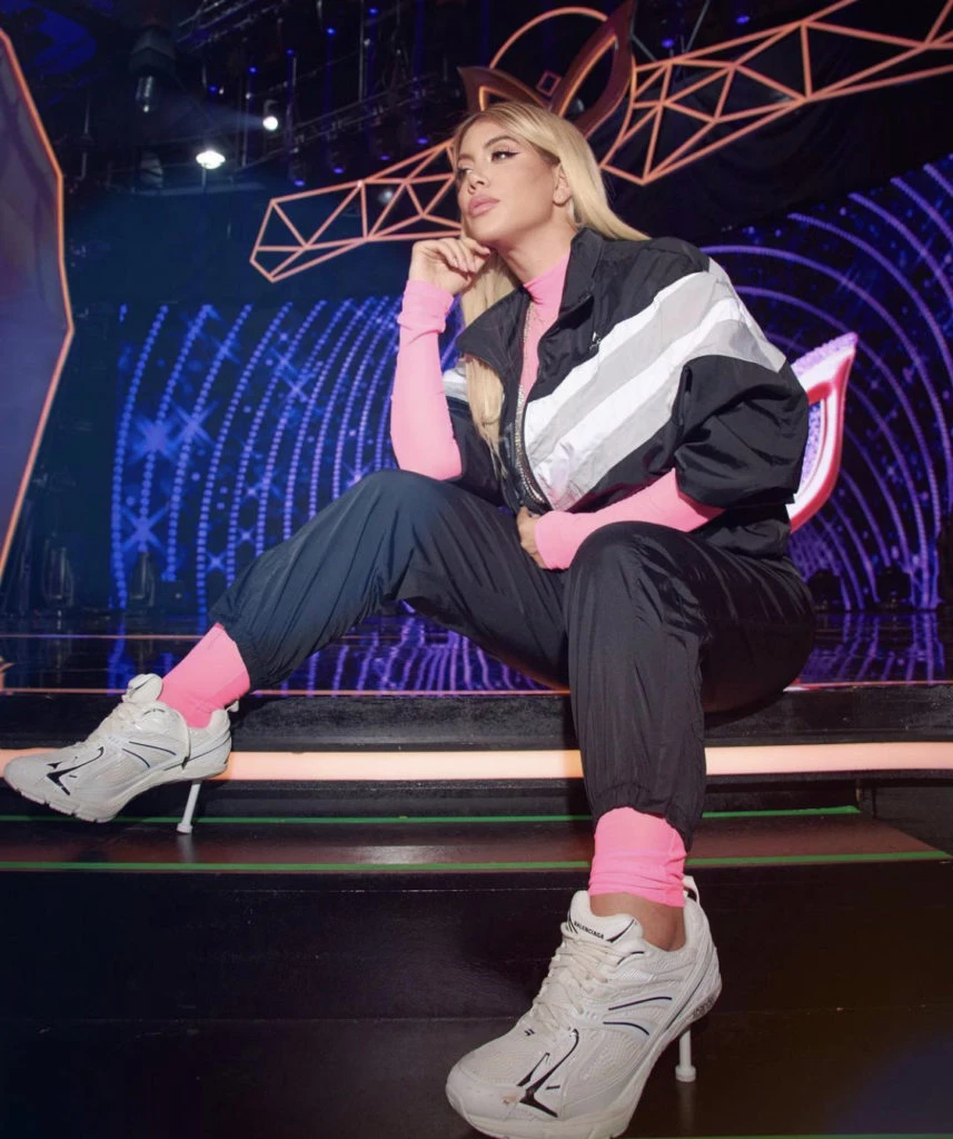 Wanda Nara y su look deportivo. Foto: Instagram.