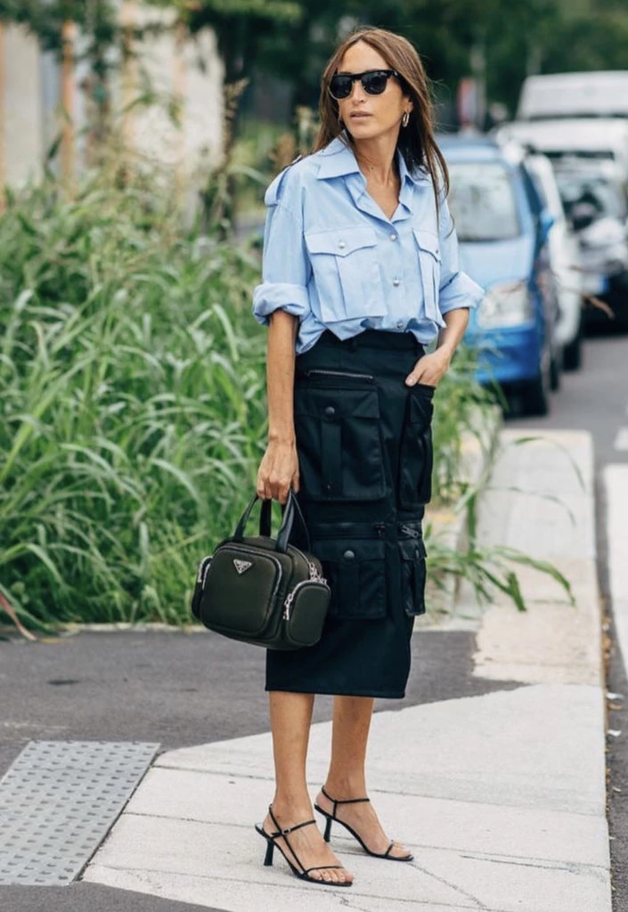 Pollera cargo. Foto: @dimodaa. 