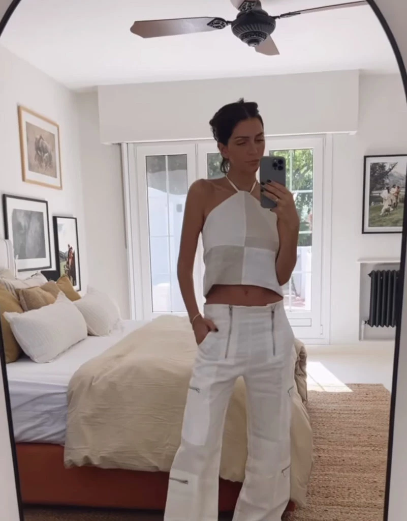 Zaira Nara y su look noventoso. Foto: Instagram.