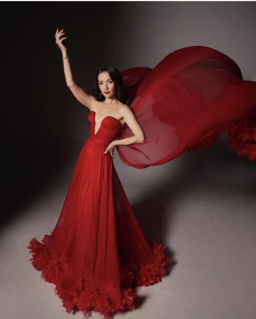 Natalia Oreiro y su look final. Foto: Instagram.